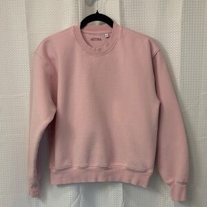 Aritzia Cozy Fleece Crew Neck ~ Size Small ~ Pink